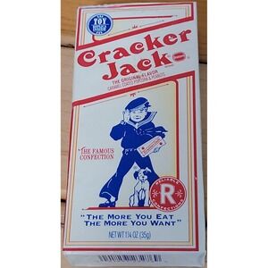 Cracker Jack Original Caramel Popcorn Peanuts Toy Inside 1.25oz sealed Box